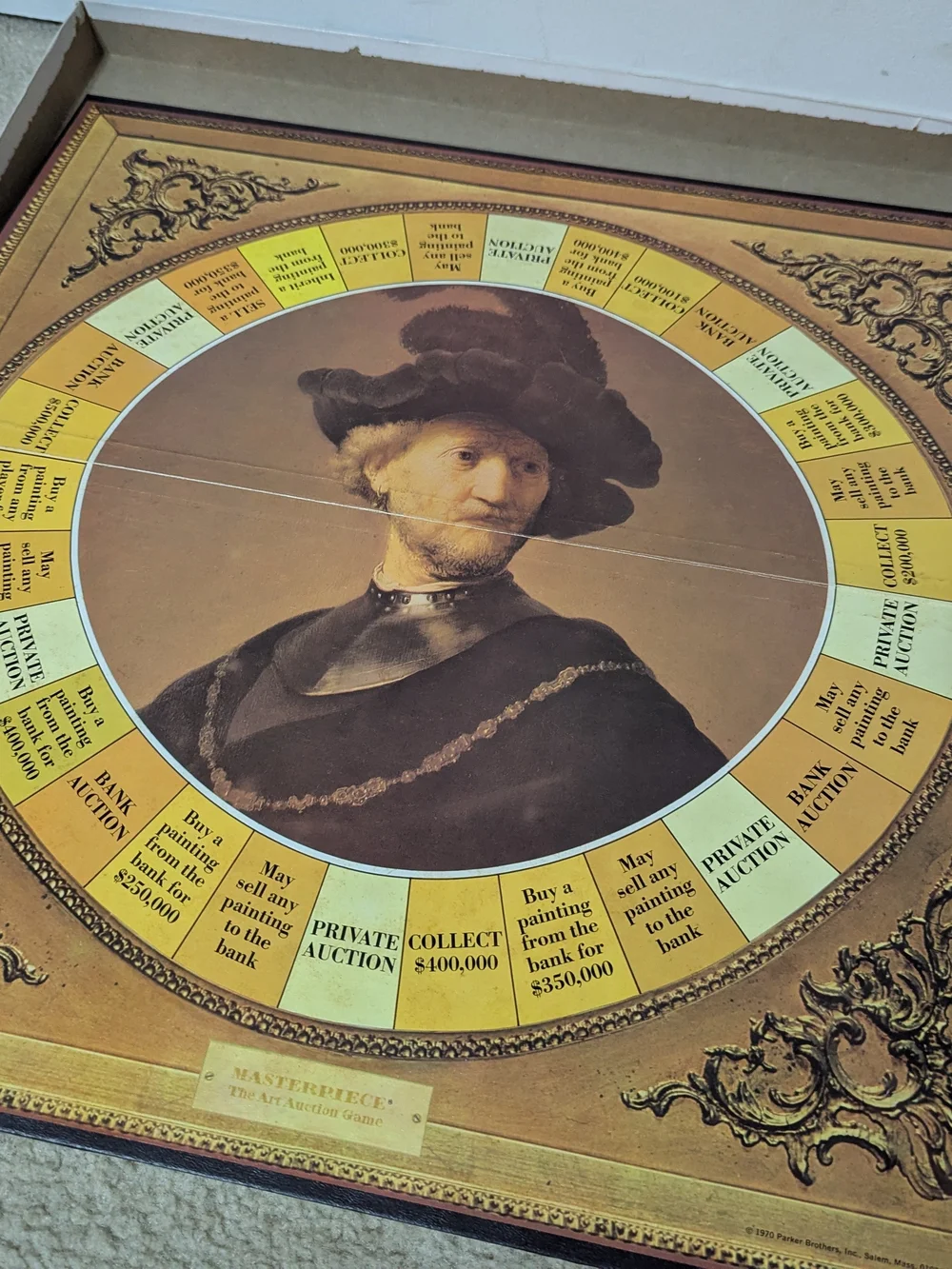 Masterpiece The Art Auction Game by Parker Brothers - 1970